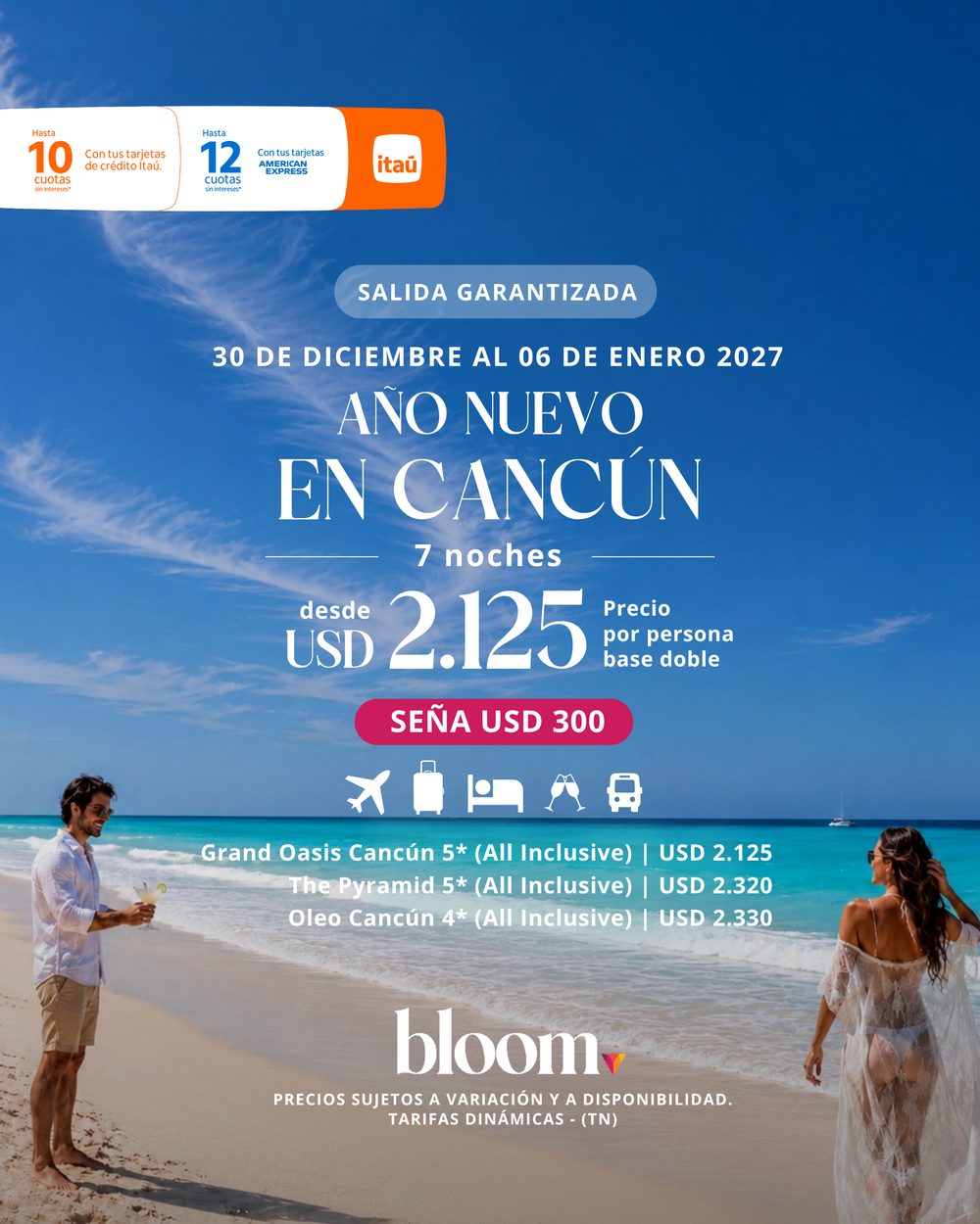 Año Nuevo en Cancún - 7 noches