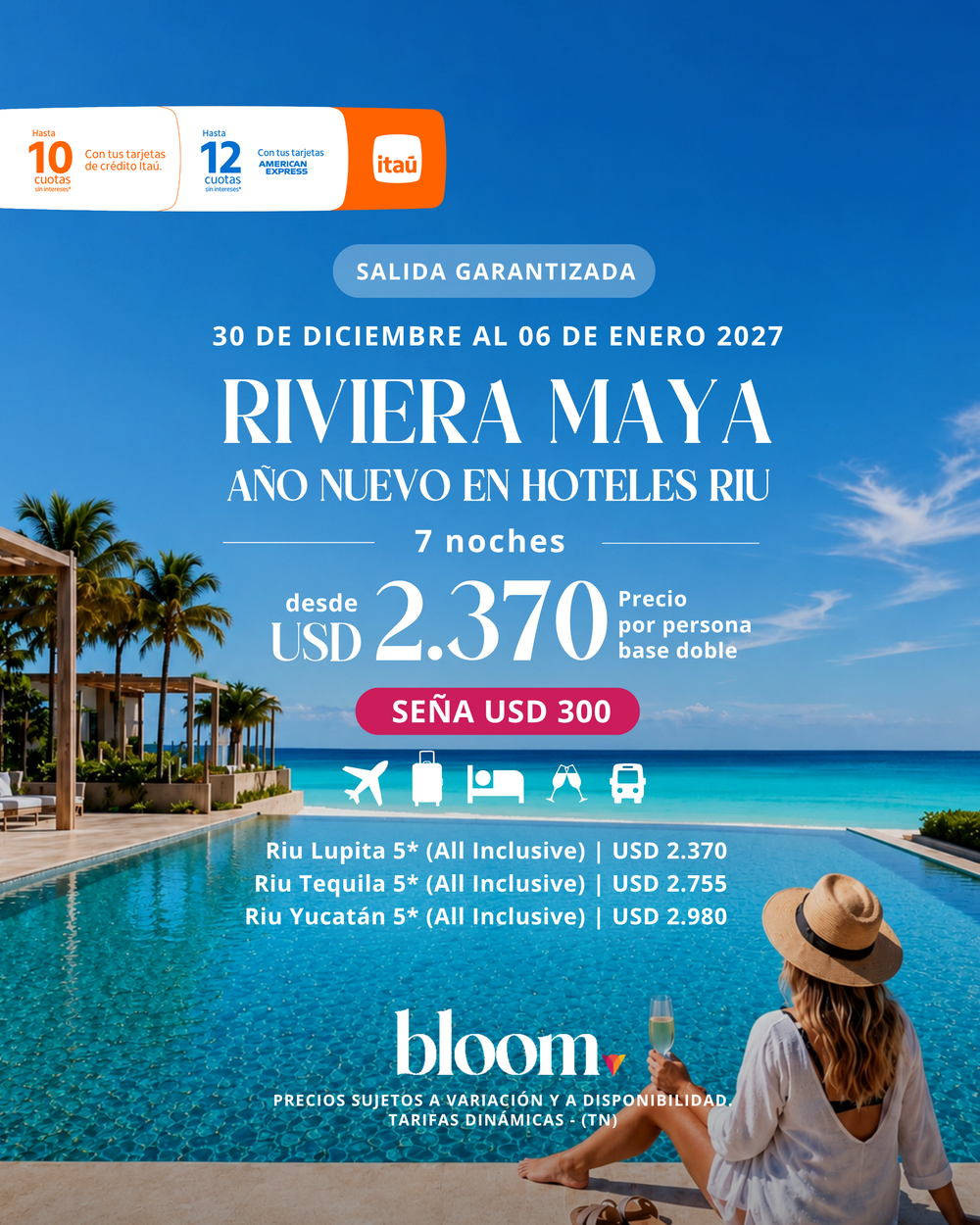 Año Nuevo en Riviera Maya Hoteles RIU - 7 noches