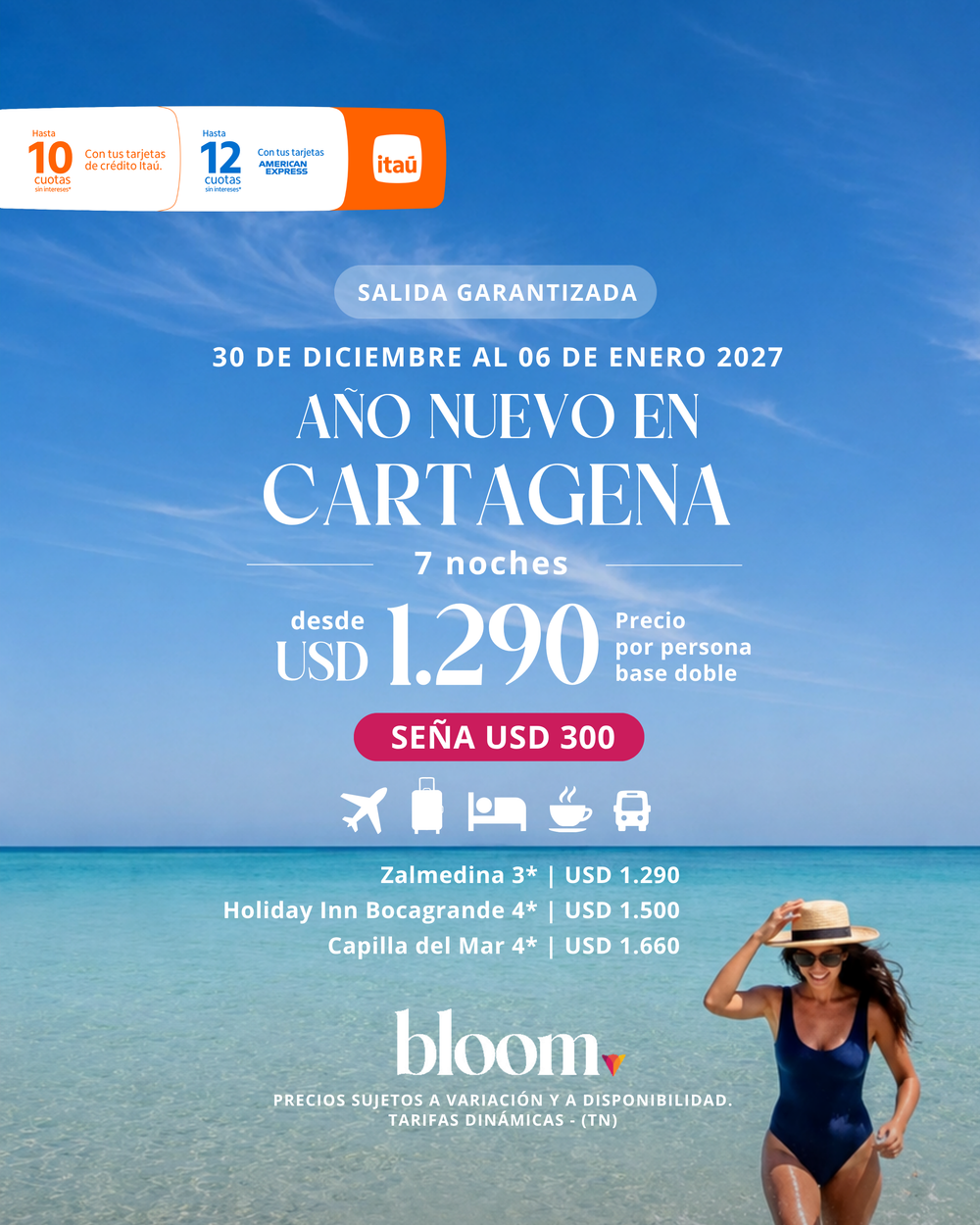 Año Nuevo en Cartagena - 7 noches