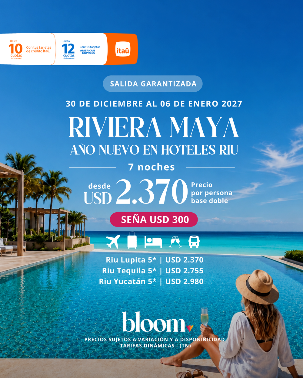 Año Nuevo en Riviera Maya Hoteles RIU - 7 noches