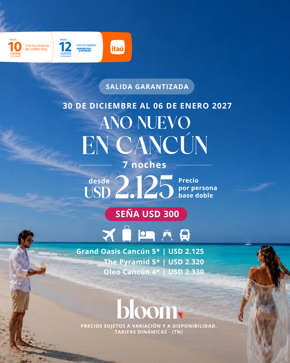 Año Nuevo en Cancún - 7 noches