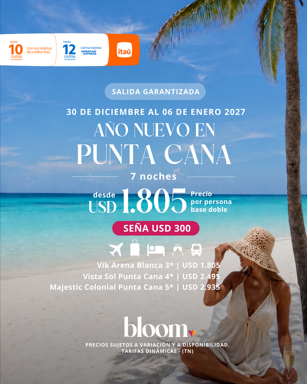 Año Nuevo en Punta Cana - 7 noches