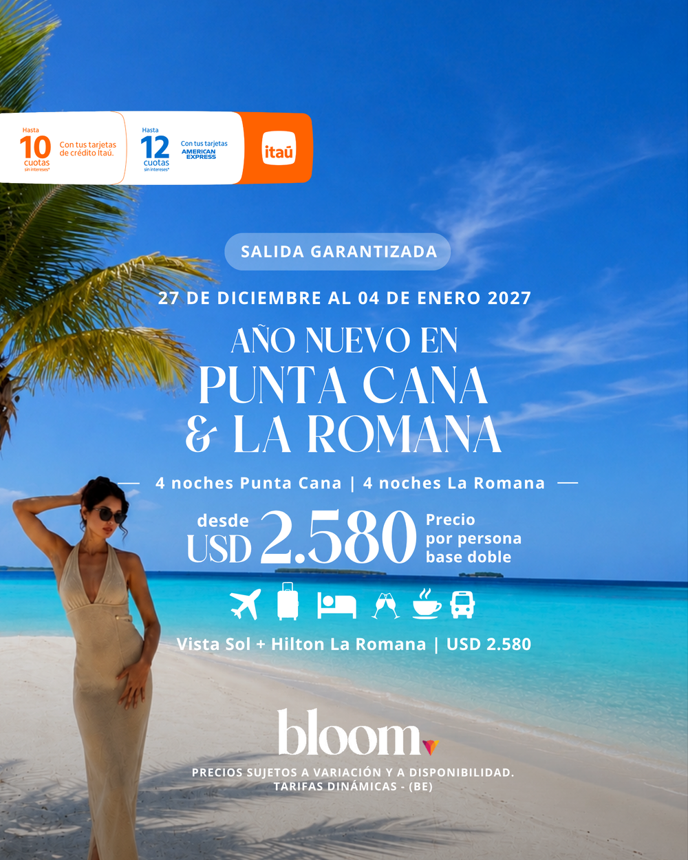 Año Nuevo en Punta Cana y La Romana - 8 noches