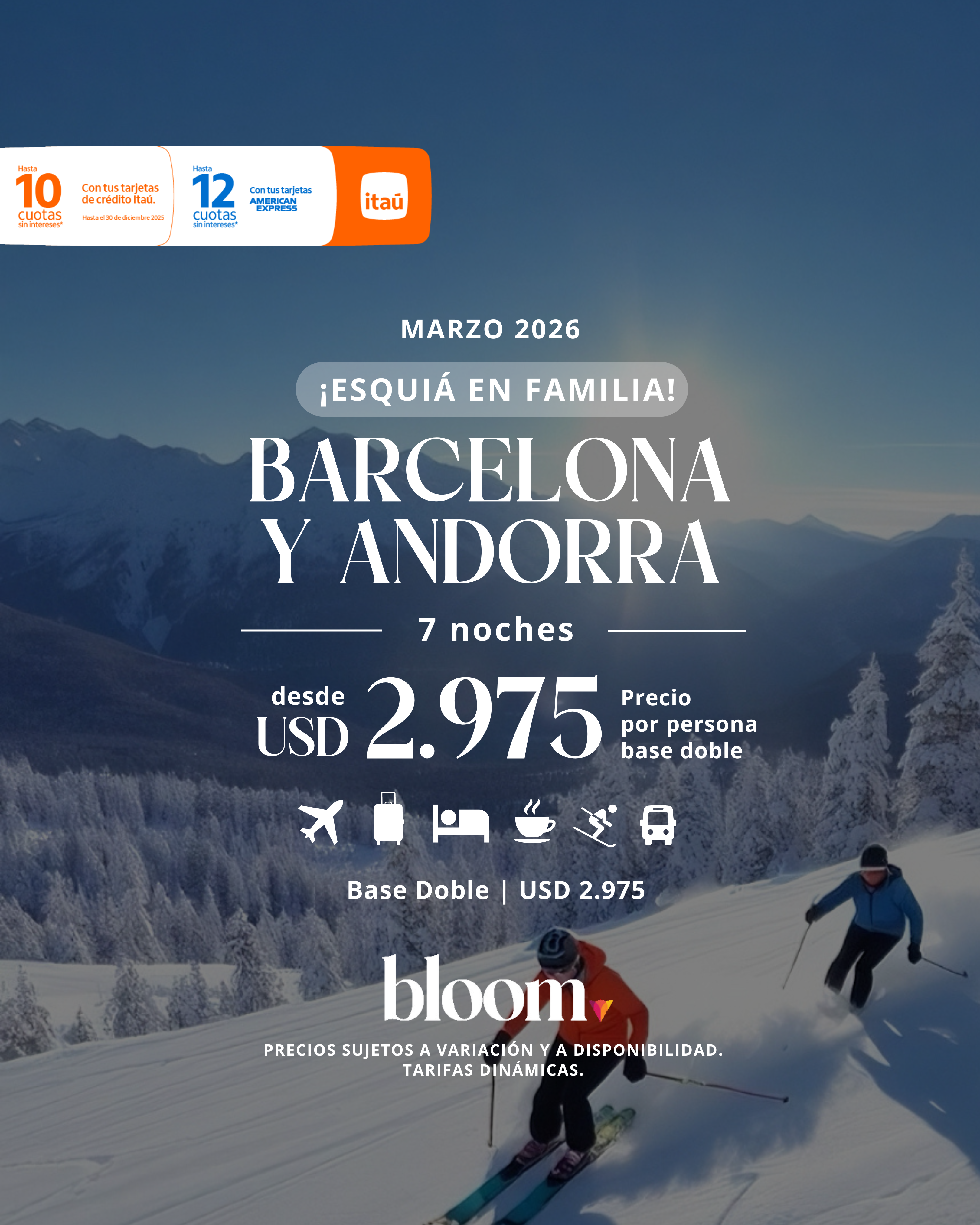 Barcelona y Andorra – Marzo 2026 – 7 Noches