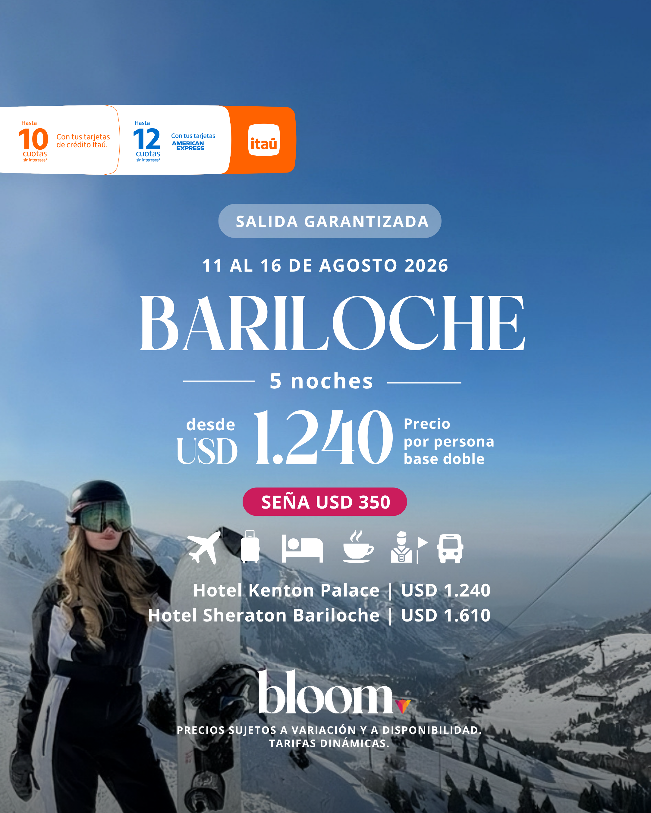 Bariloche - Agosto 2026 - 5 noches