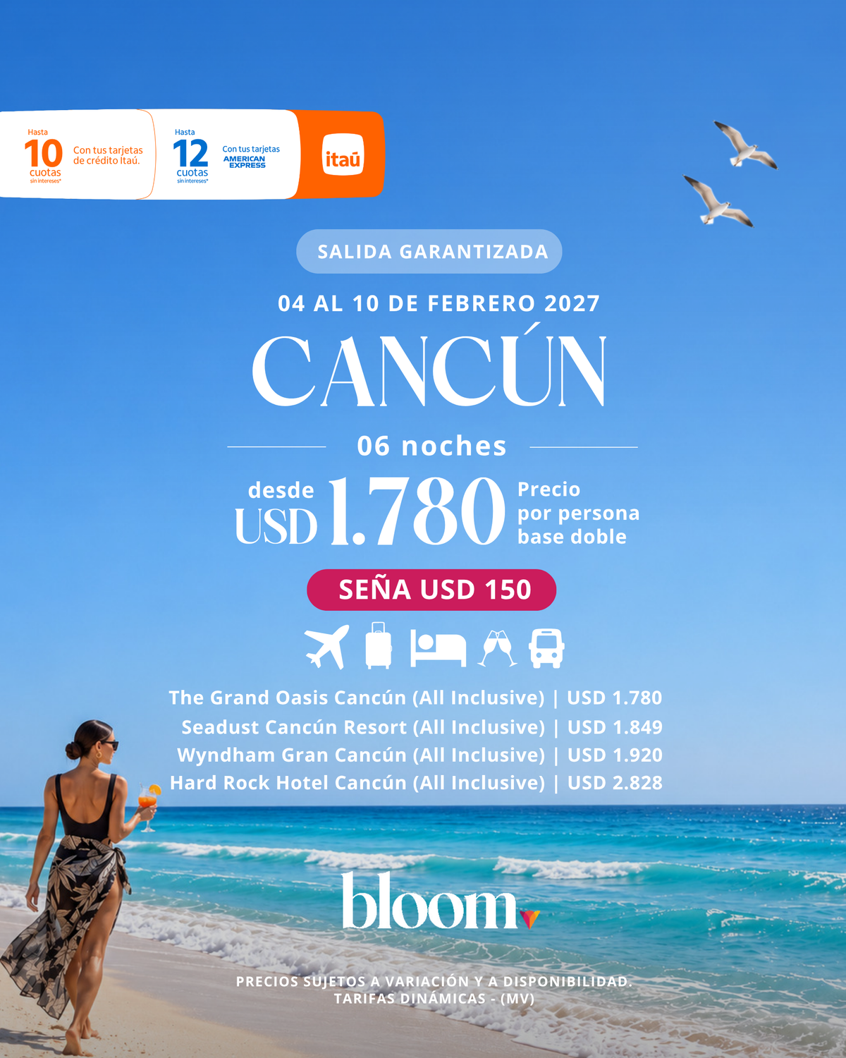 Cancún - Febrero 2027 - 6 noches