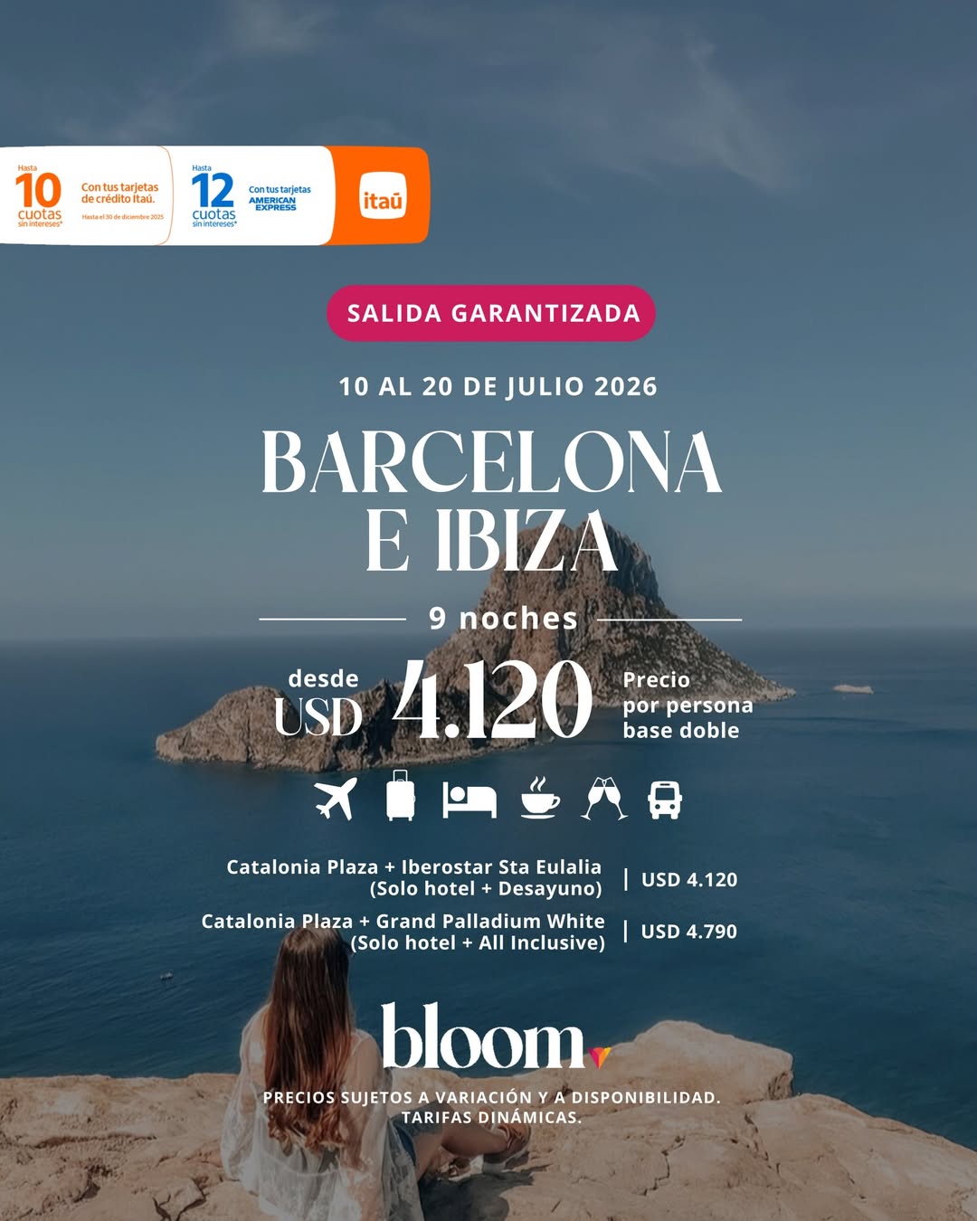 Barcelona & Ibiza – Julio 2026 – 9 Noches