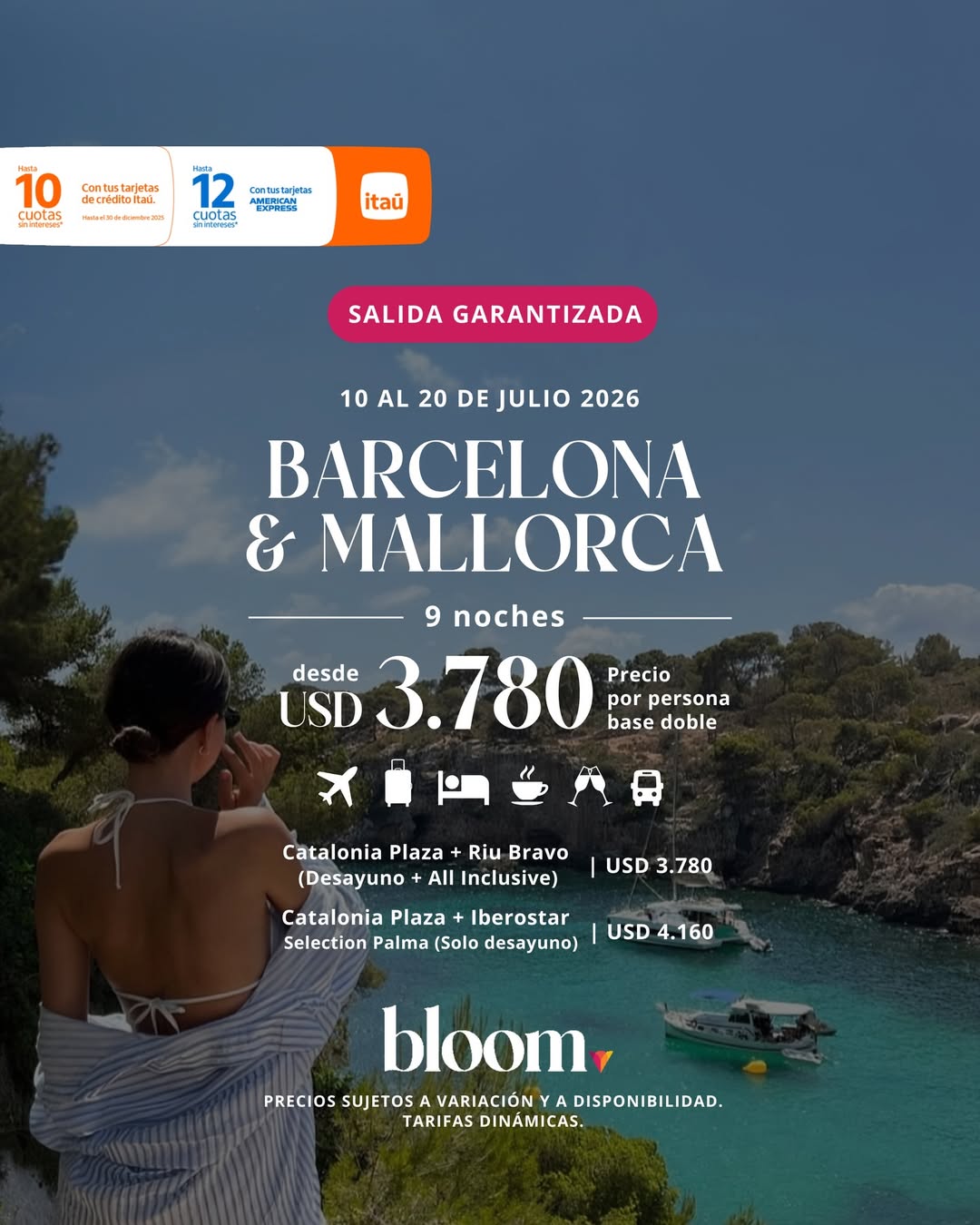 Barcelona & Mallorca – Julio 2026 – 9 Noches