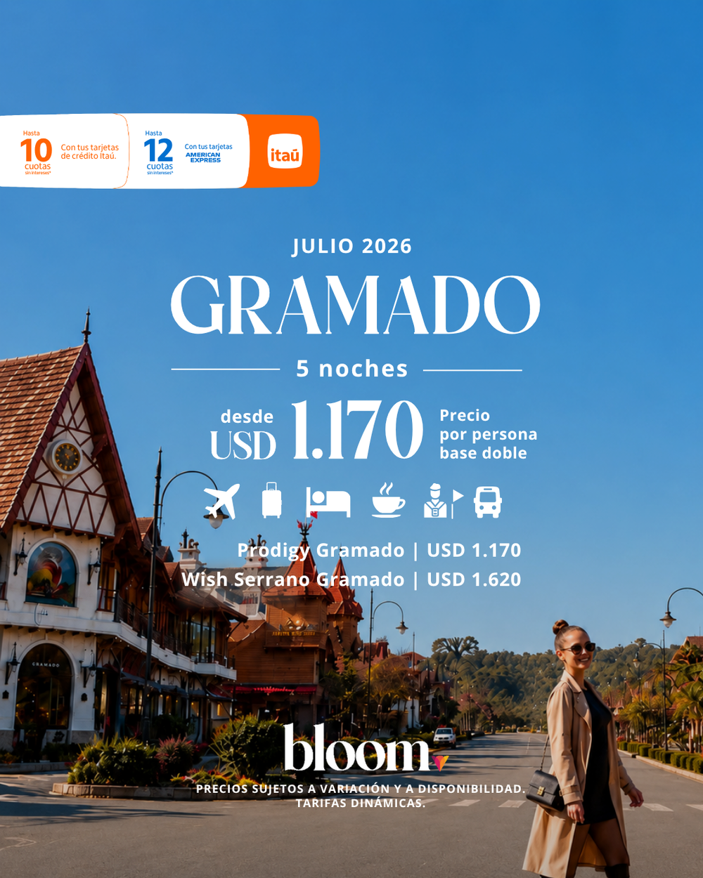 Gramado - 5 noches - Julio 2026