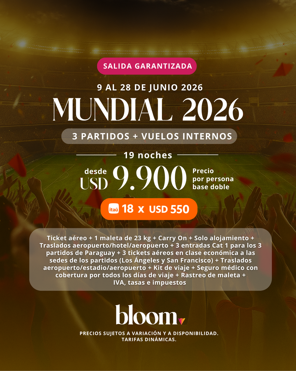 Mundial 2026 - Junio 2026 - 3 partidos