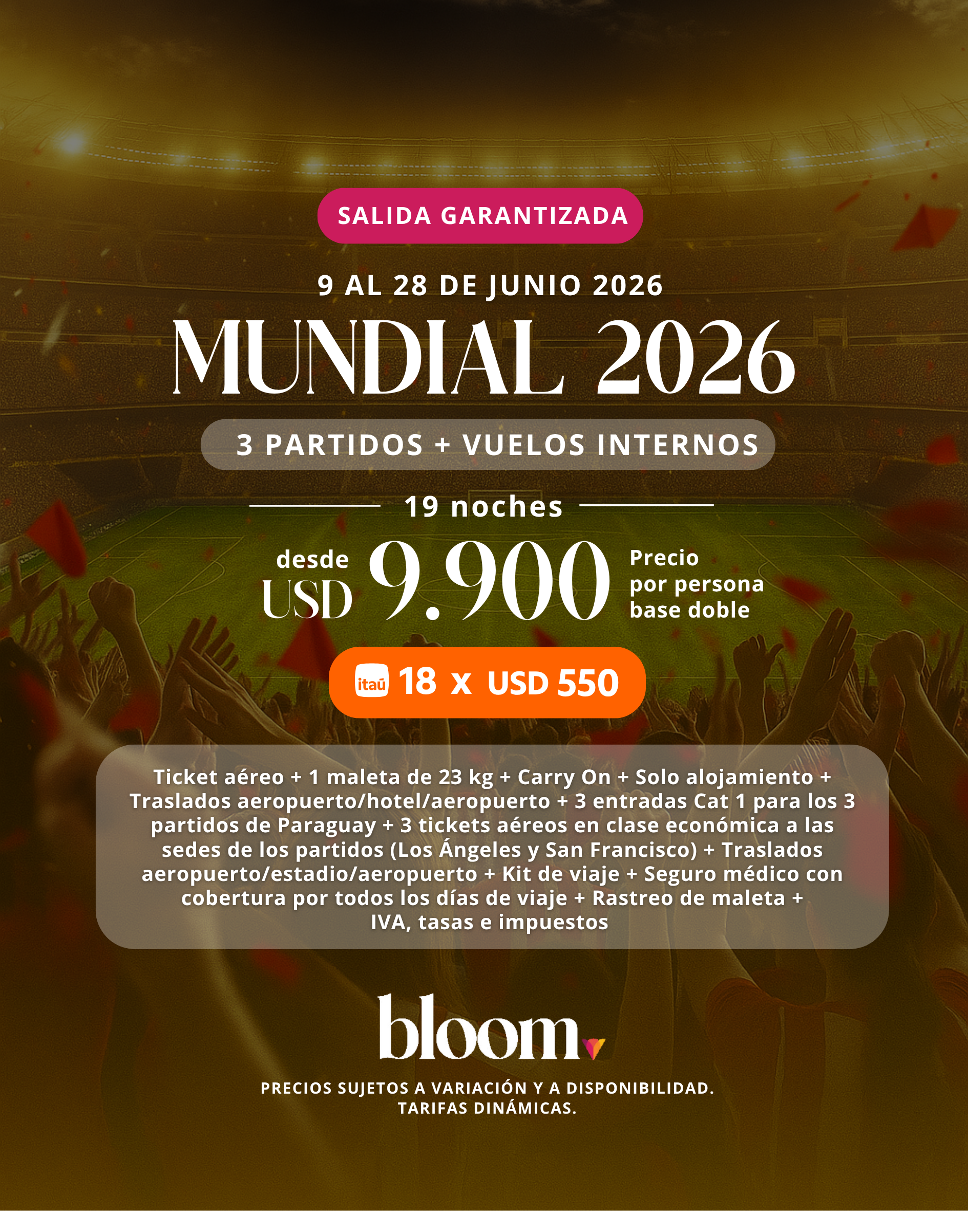 Mundial 2026 - Junio 2026 - 3 partidos