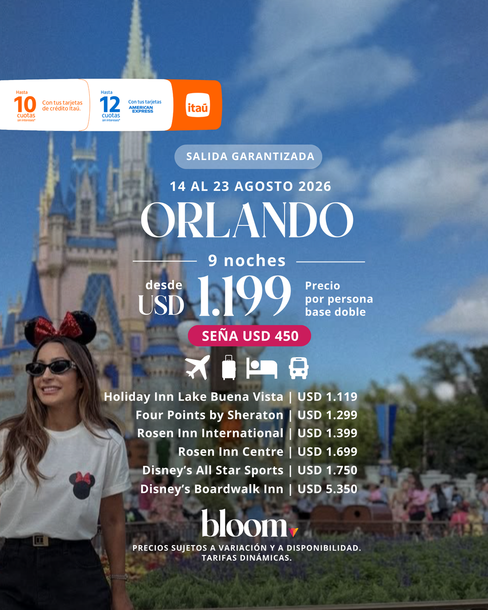 Orlando - Agosto 2026 - 9 noches