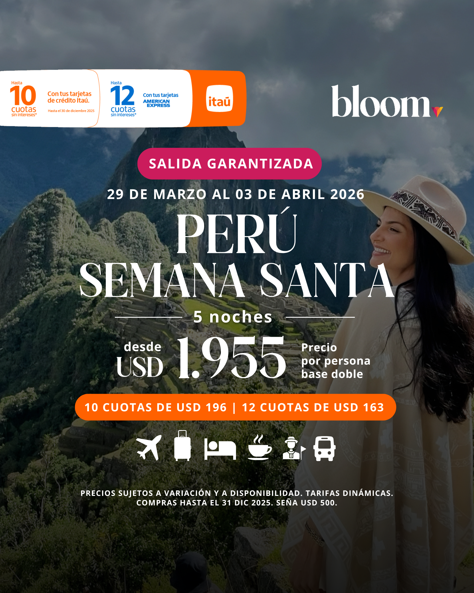 Perú Semana Santa – Marzo 2026 – 5 Noches