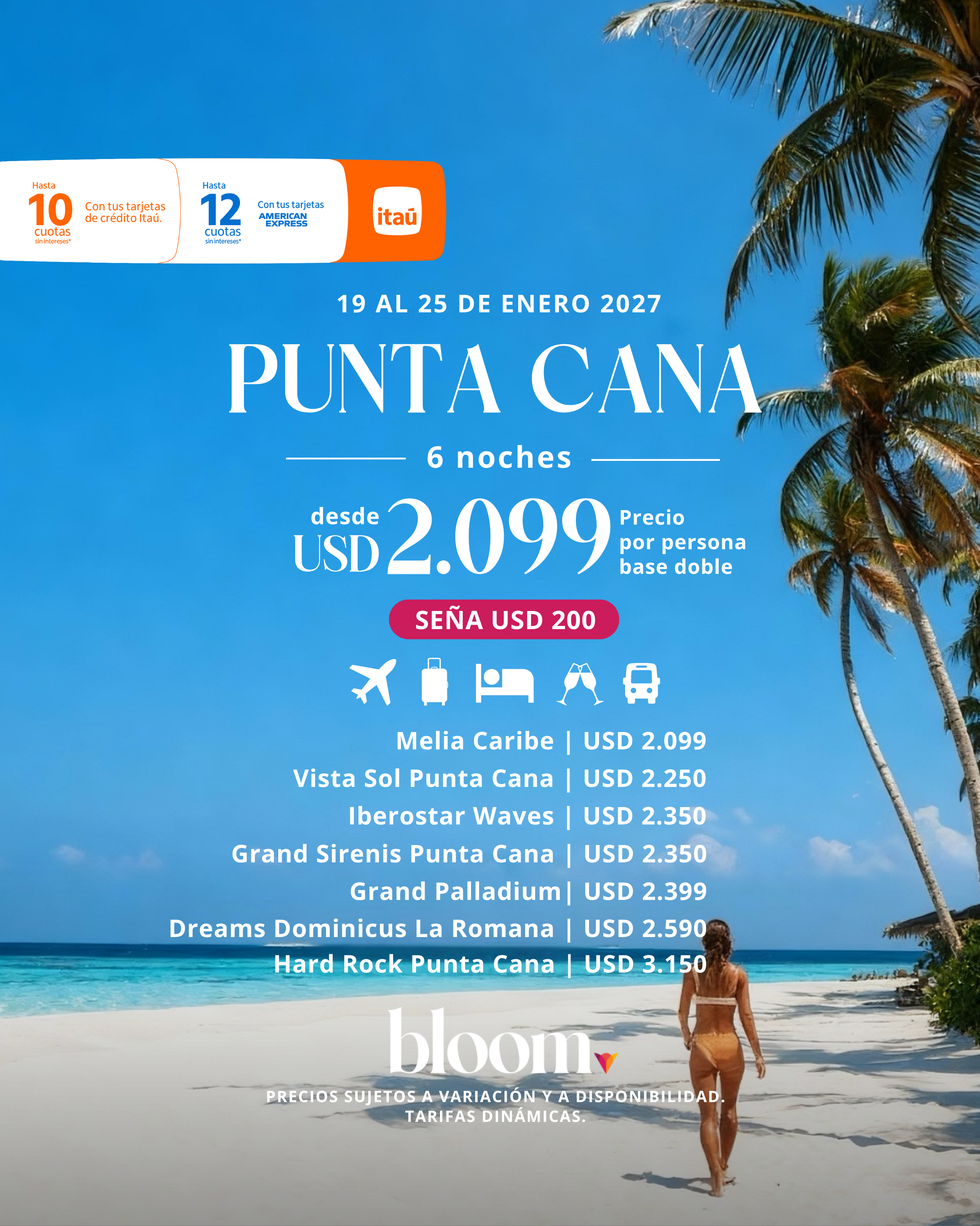 Punta Cana - Enero 2027 - 6 noches