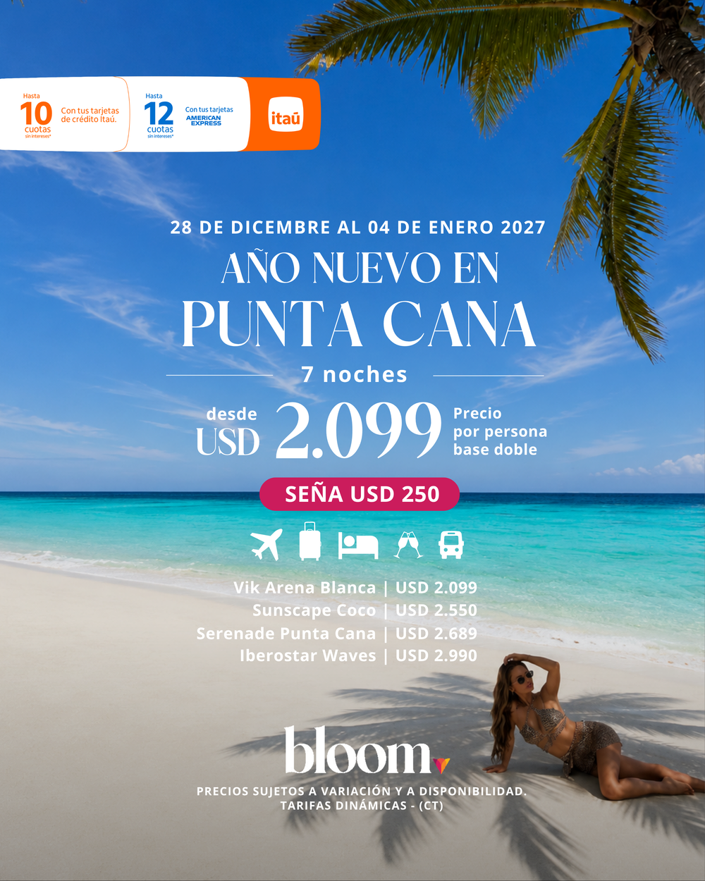 Año Nuevo en Punta Cana - 7 noches