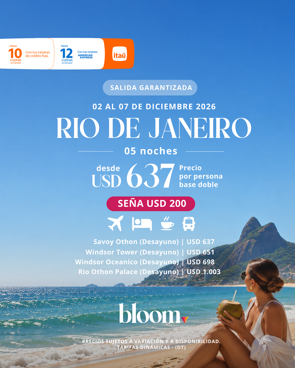 Río de Janeiro - Diciembre - 5 noches