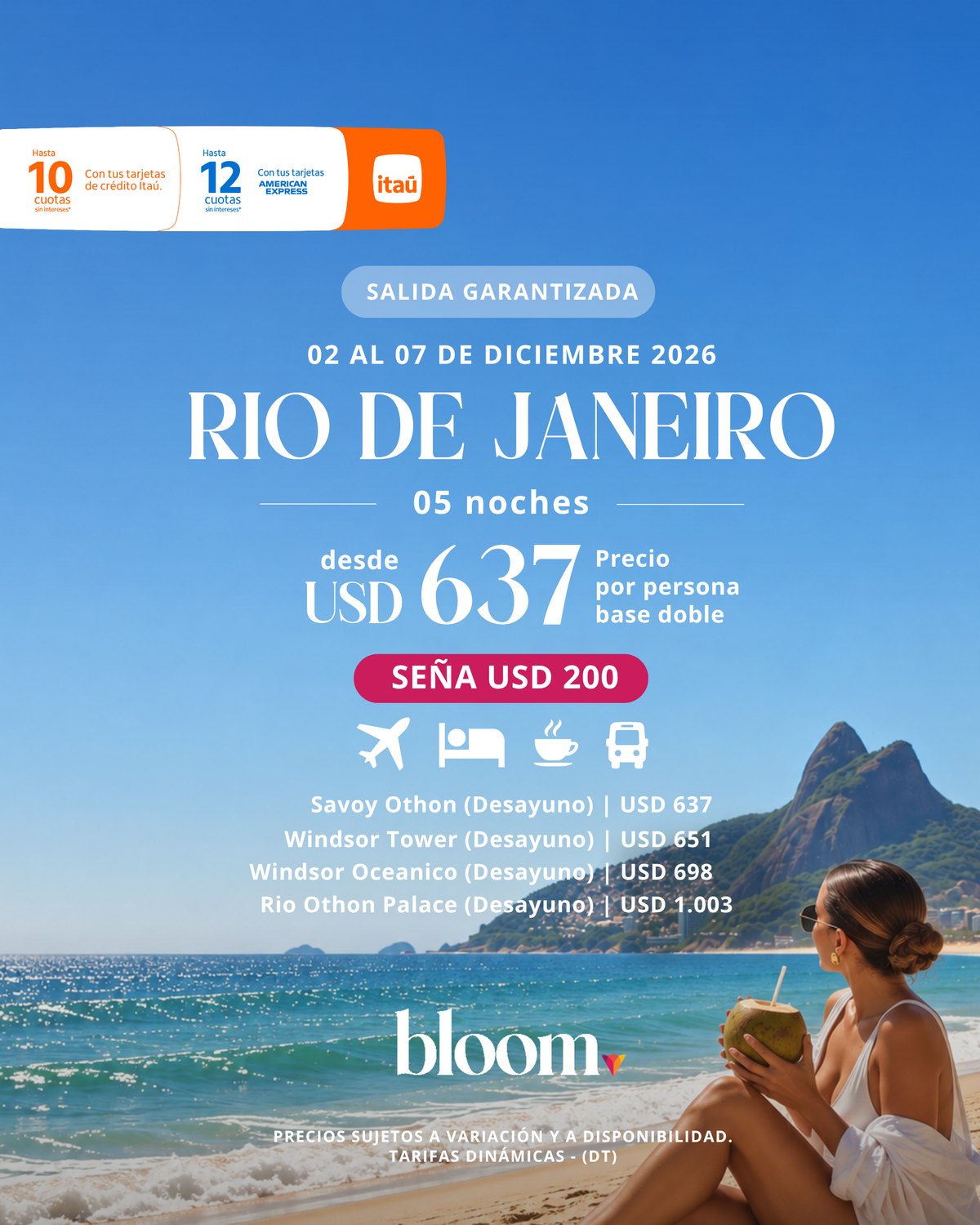 Río de Janeiro - Diciembre - 5 noches