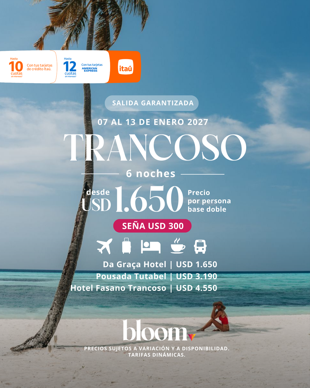 Trancoso - Enero 2027 - 6 noches