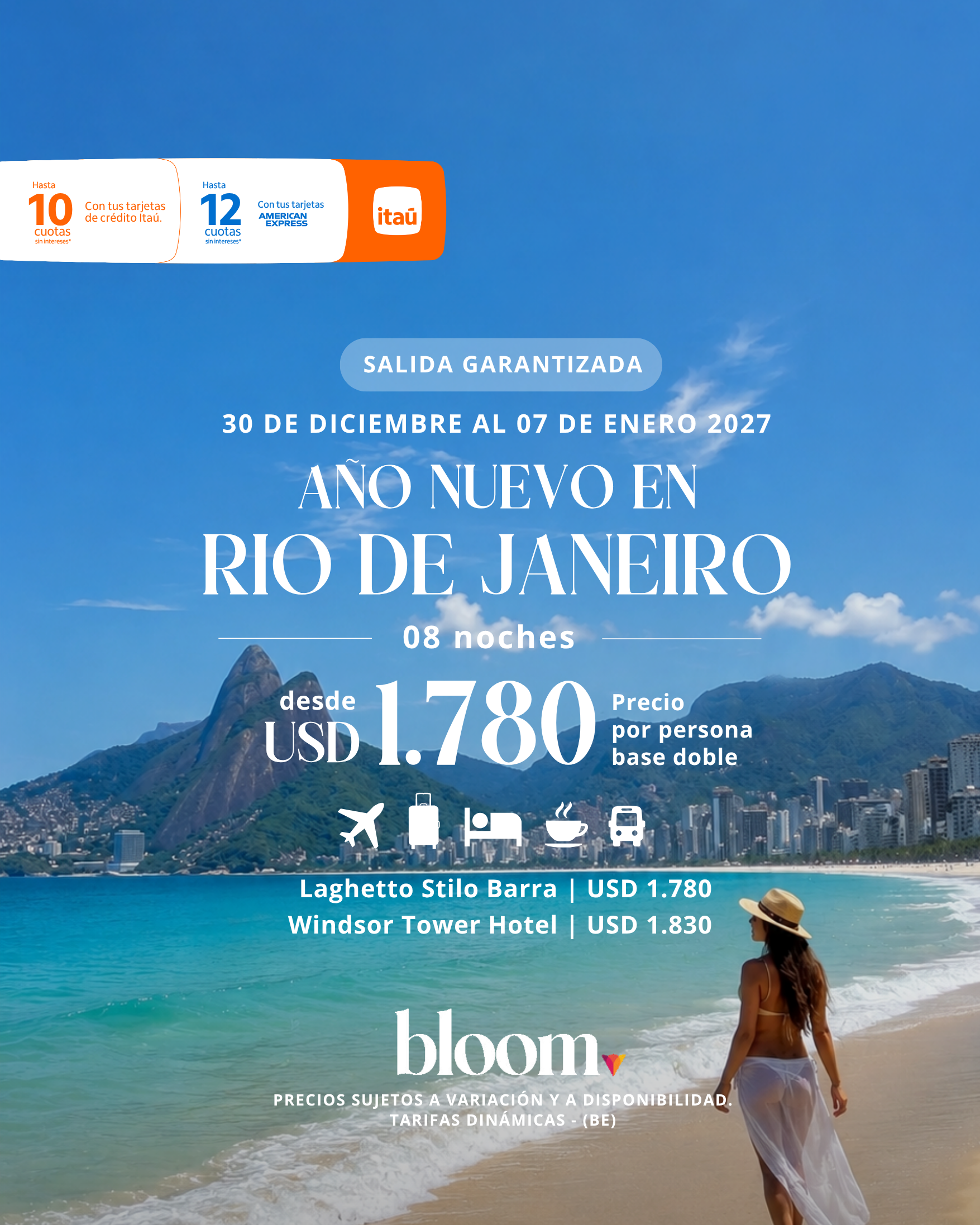 Año Nuevo en Río de Janeiro - 8 noches