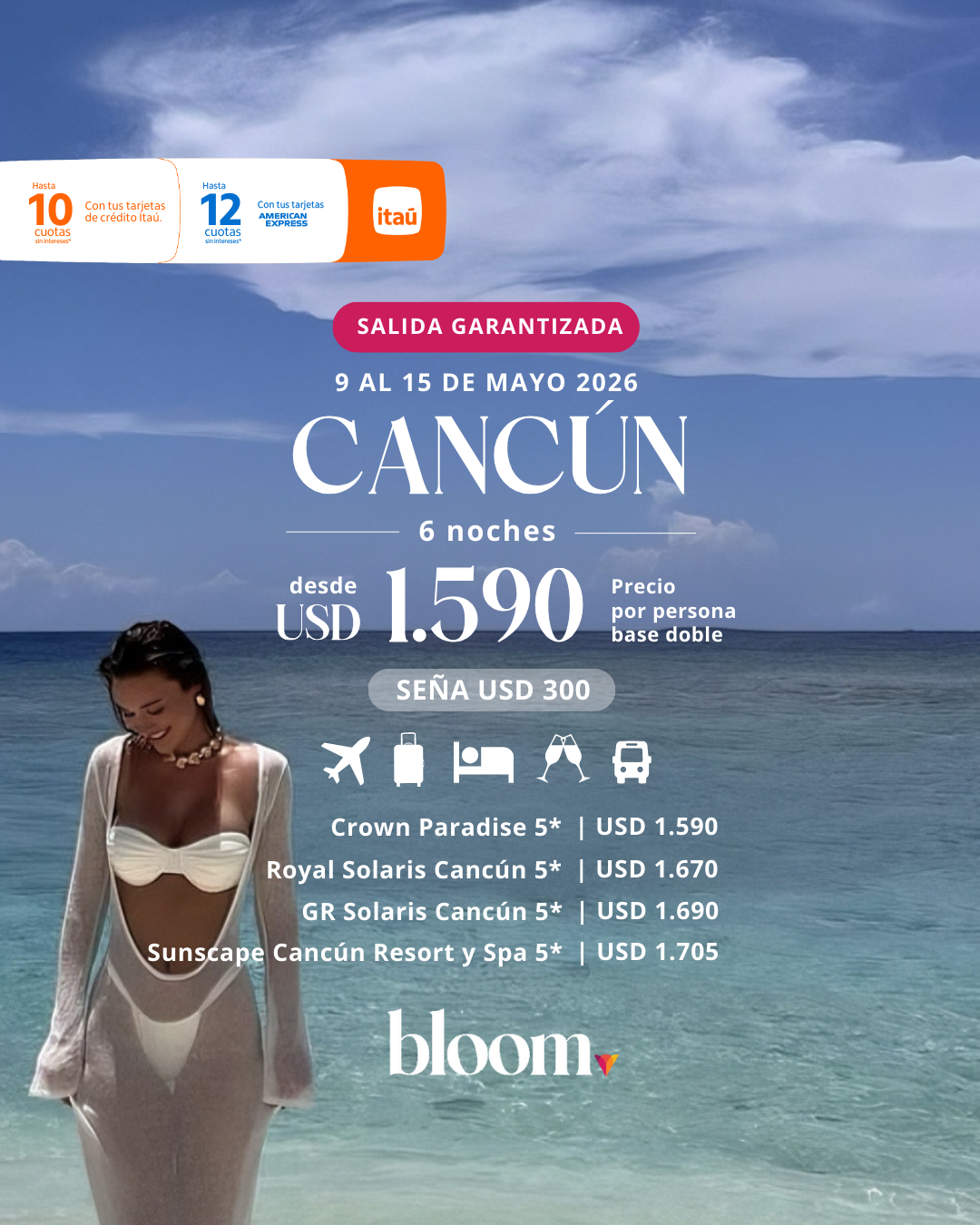 Cancún - Mayo 2026 - 6 noches