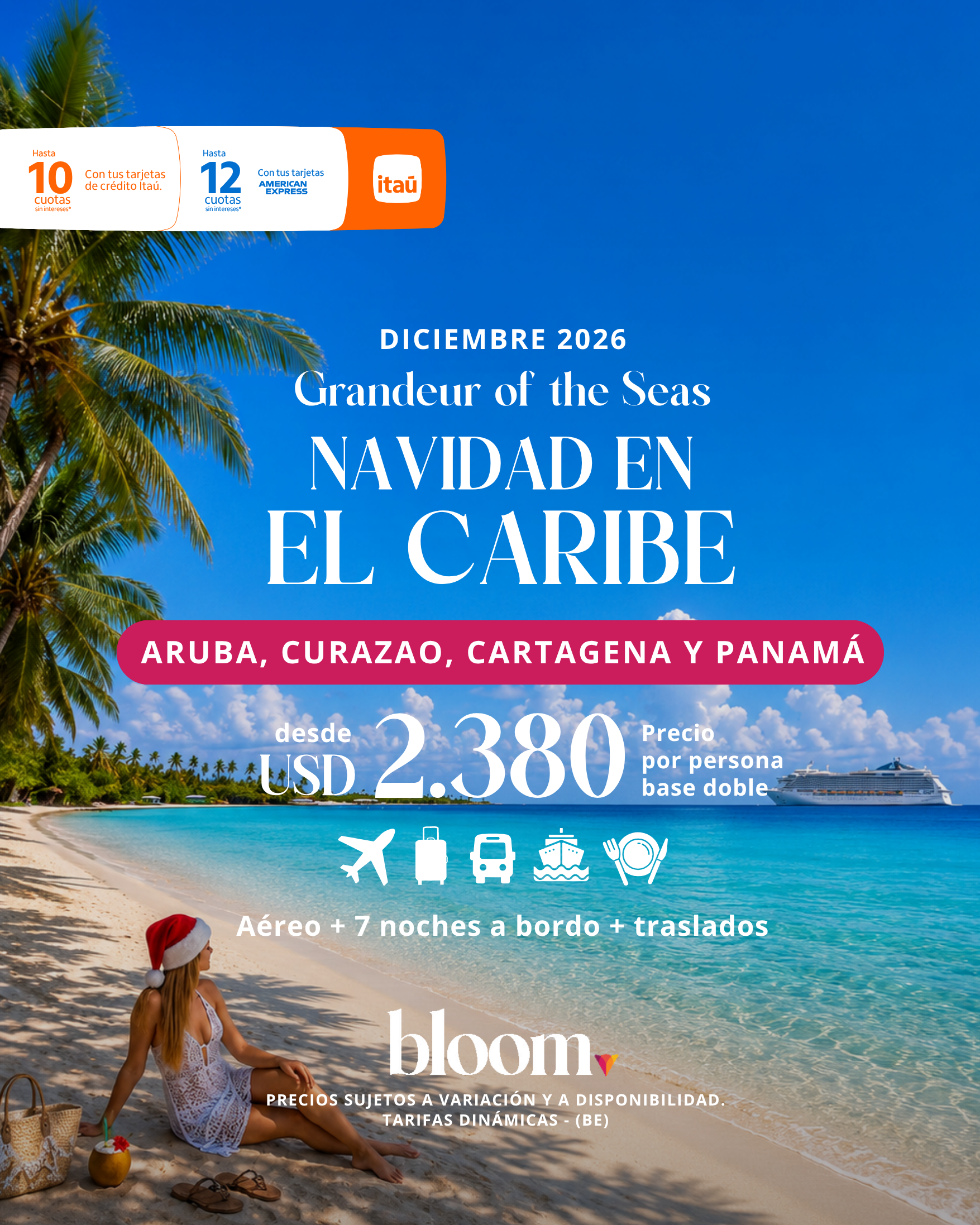 Navidad en el caribe - 7 noches a bordo