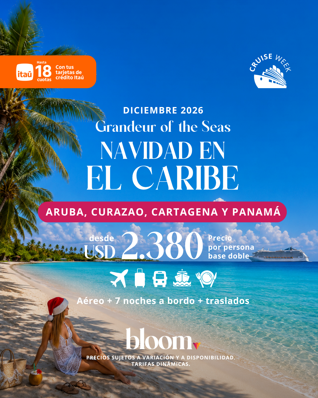 Navidad en el caribe - 7 noches a bordo