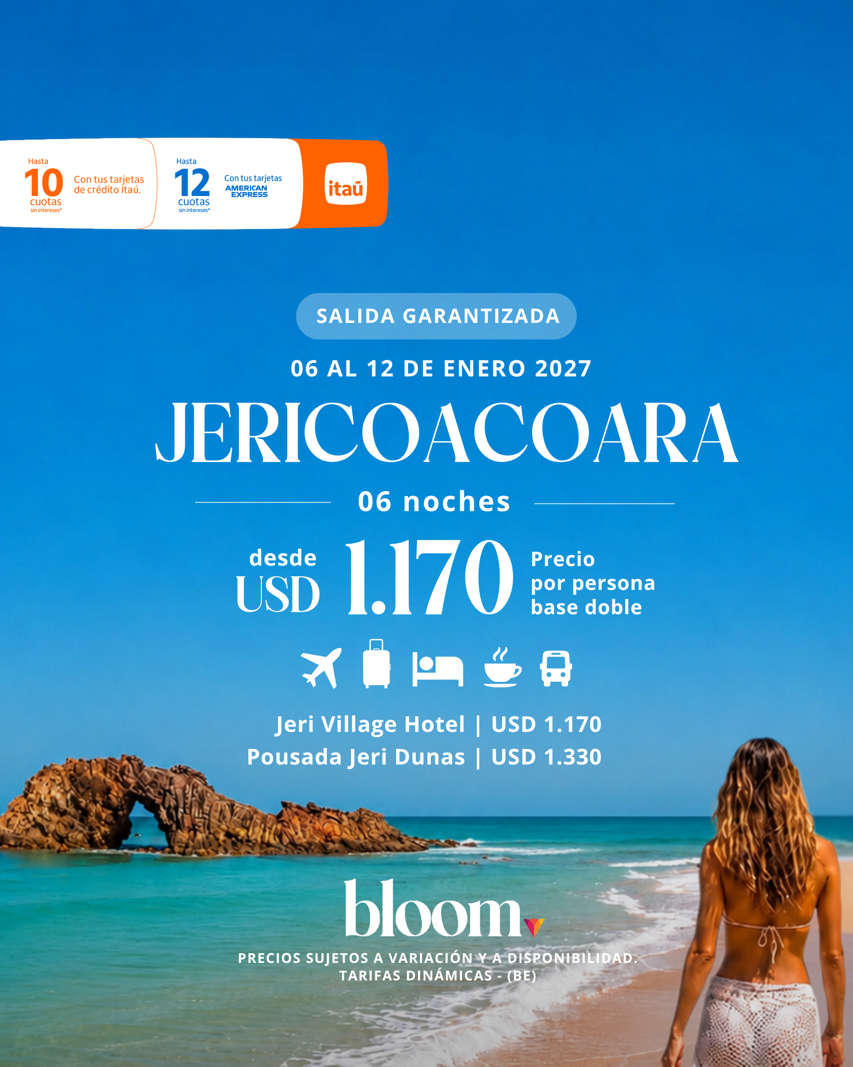 Jericoacoara - Enero 2027 - 6 noches