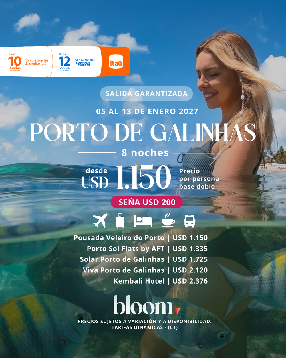 Porto de Galinhas - Enero 2027 - 8 noches