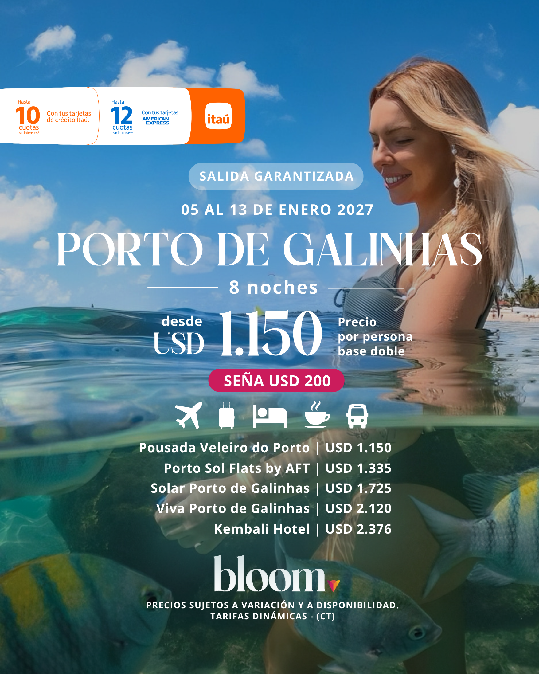 Porto de Galinhas - Enero 2027 - 8 noches