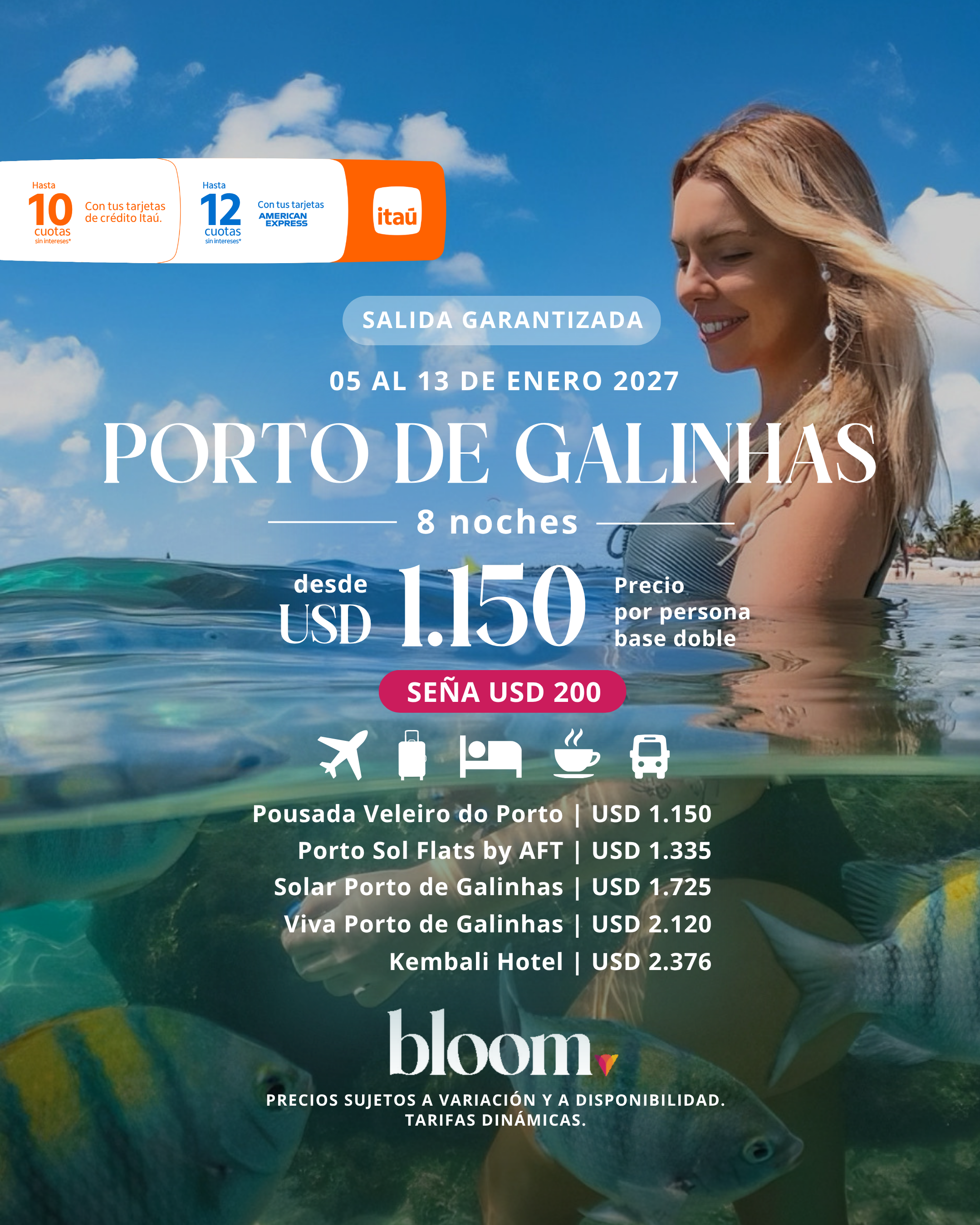 Porto de Galinhas - Enero 2027 - 8 noches