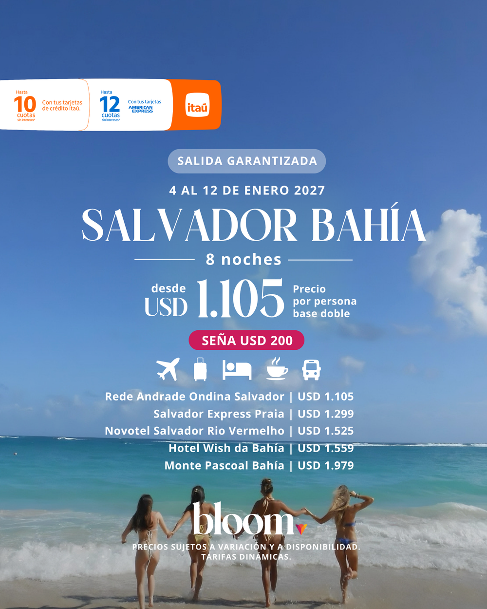 Salvador Bahía - Enero 2027 - 8 noches