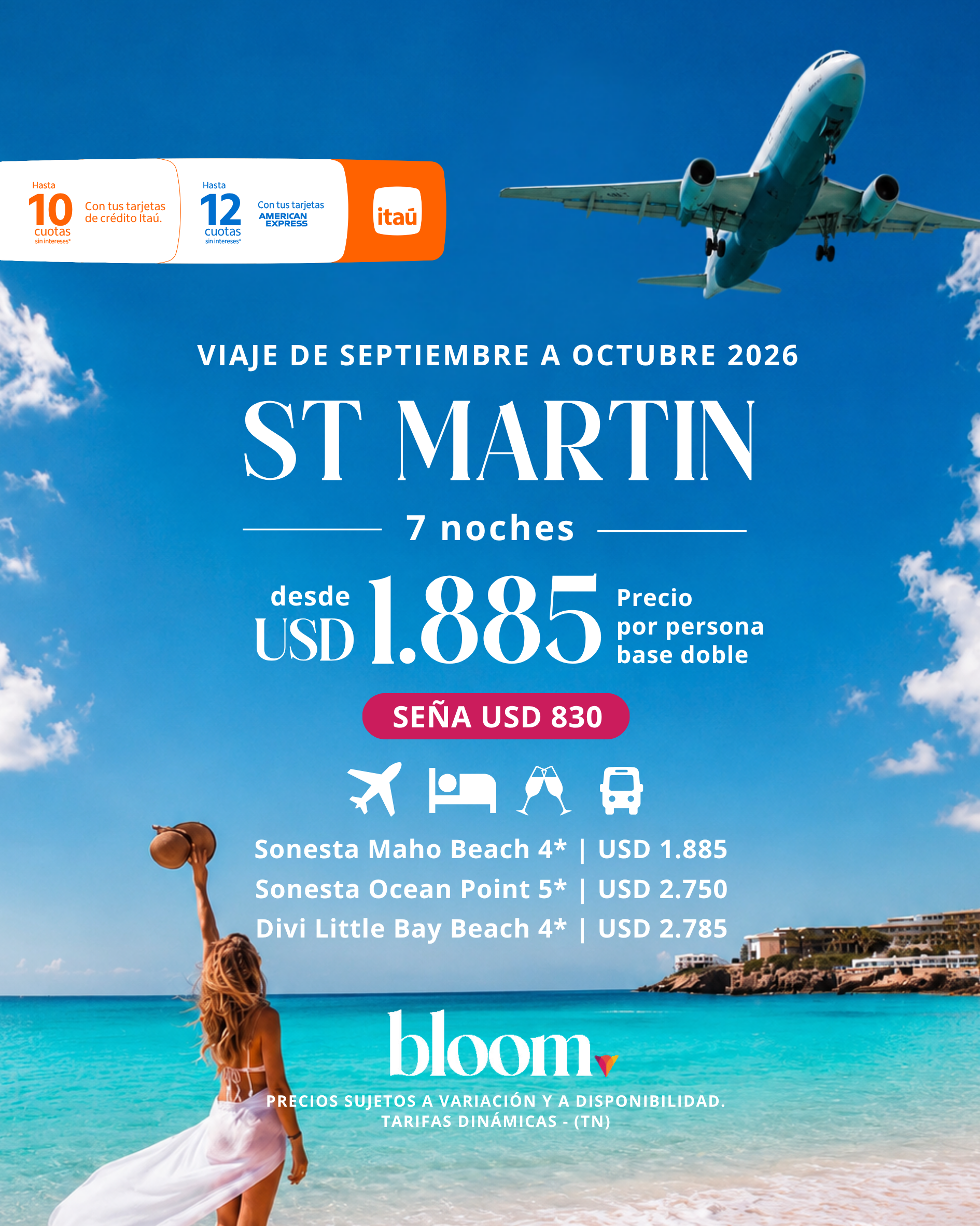 St Martin - Septiembre a Octubre 2026 - 7 noches